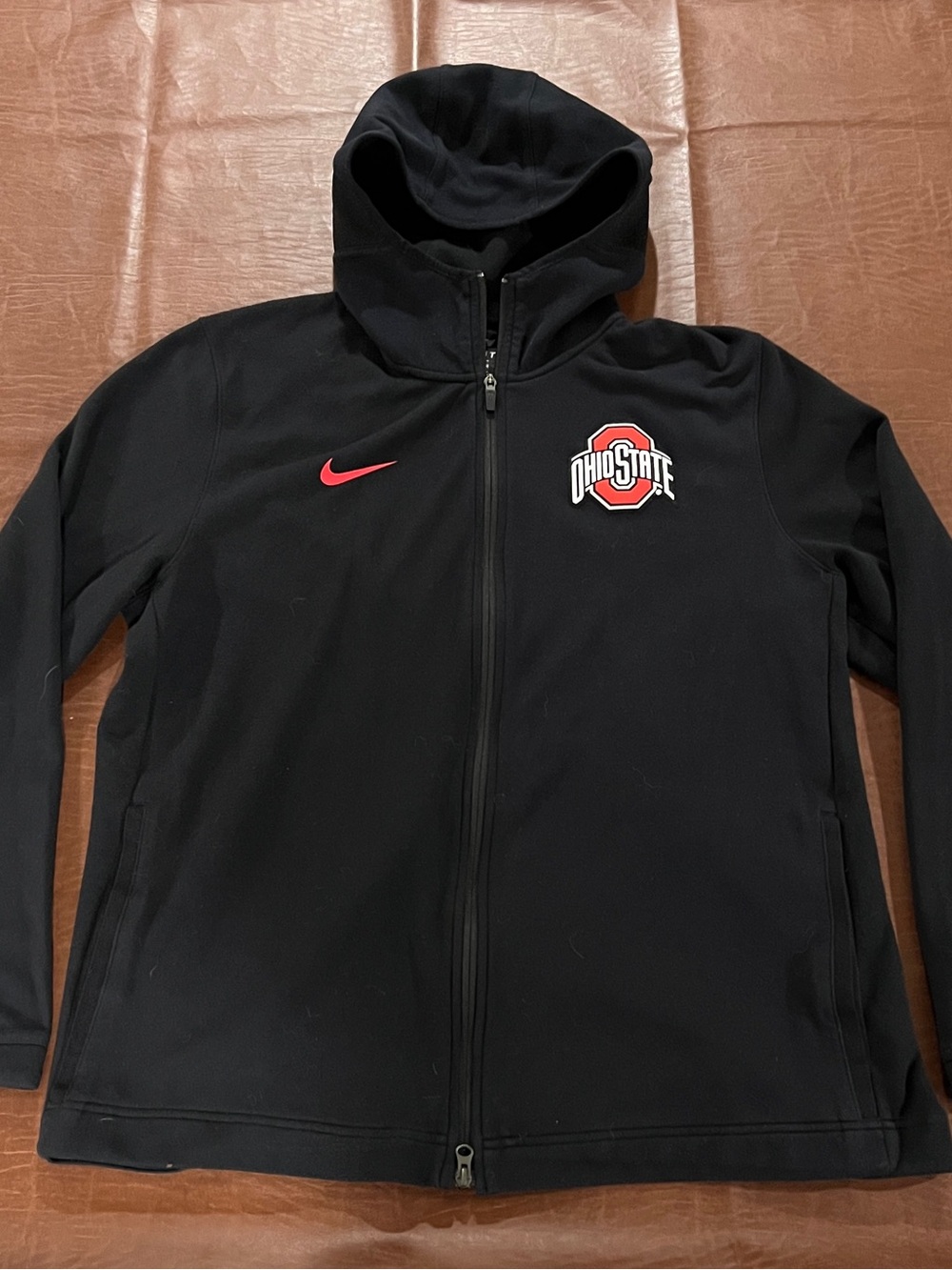 Nike Women’s Ohio State Buckeyes Full Zip Hoodie Sweatshirt - Size XL